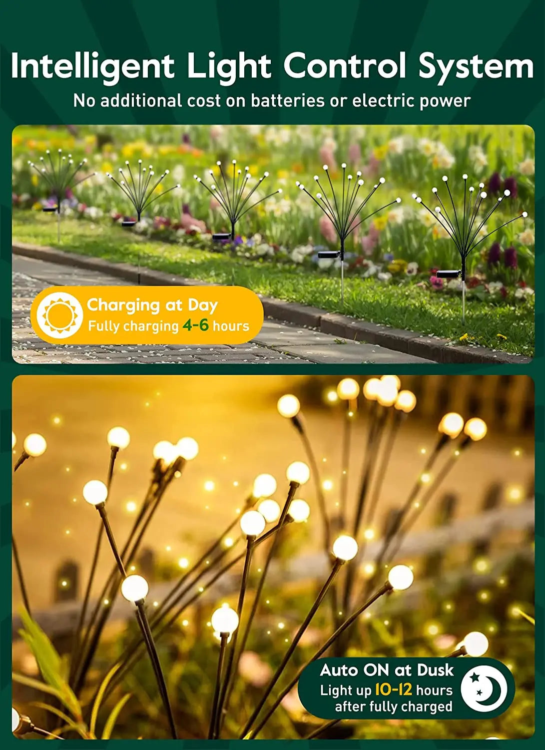 solar pathway lights - product view 6