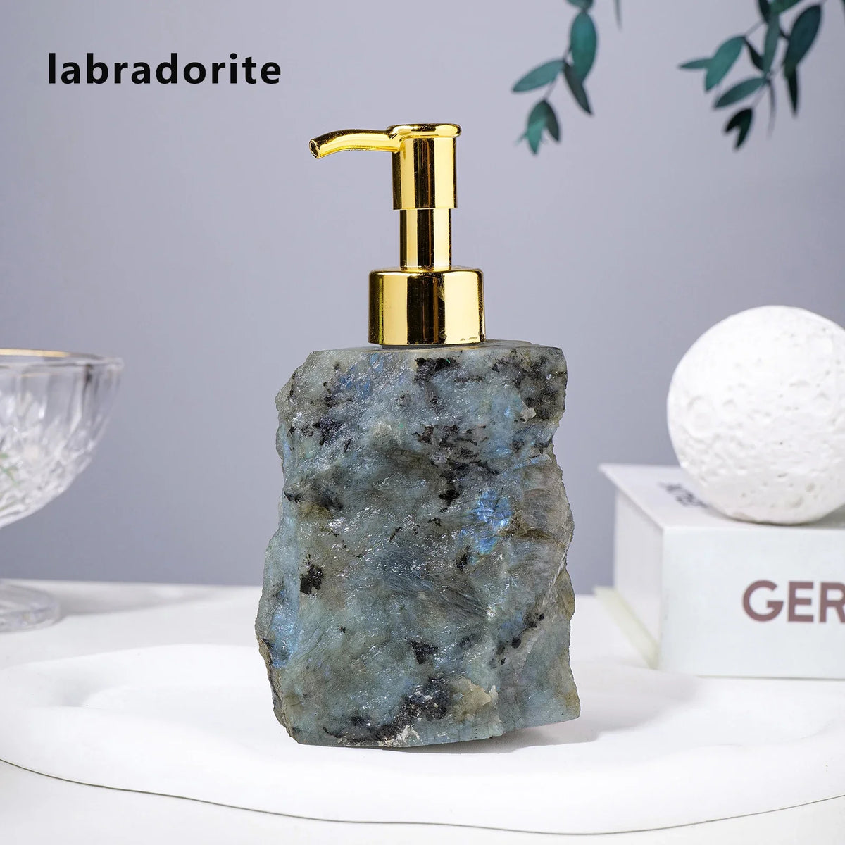 Stone Manual Soap Dispenser, stone soap dispenser product view 2