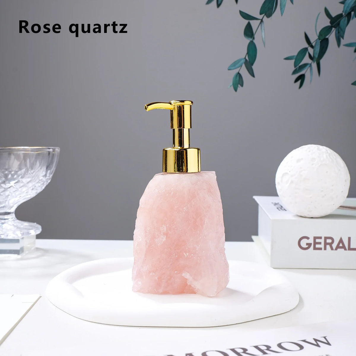 Stone Manual Soap Dispenser, stone soap dispenser product view 3