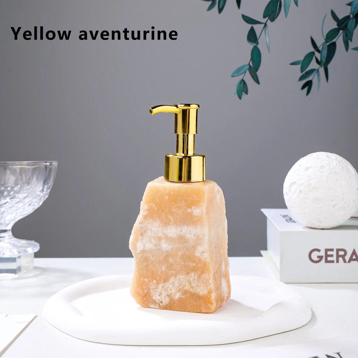 Stone Manual Soap Dispenser, stone soap dispenser product view 6