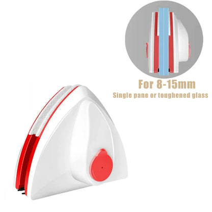 Magnetic Window Cleaner, Double-Sided Glass Wiper with Water Discharge, for 3–8 mm to 20–30 mm Glass - product view 2