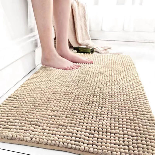 Microfiber Bathroom Rug, Plush Absorbent Quick-Dry Non-Slip Floor Mat, Machine-Washable, 40x60cm or 50x80cm - product view 1