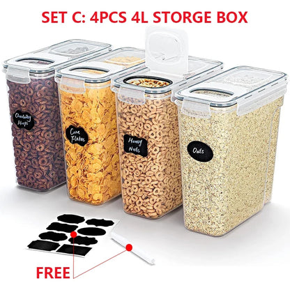 4L Airtight Cereal Storage Container, airtight cereal container product view 3