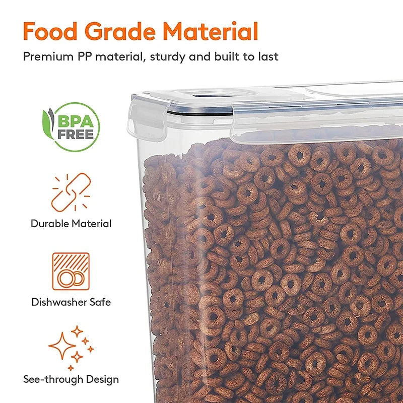 4L Airtight Cereal Storage Container, airtight cereal container product view 6