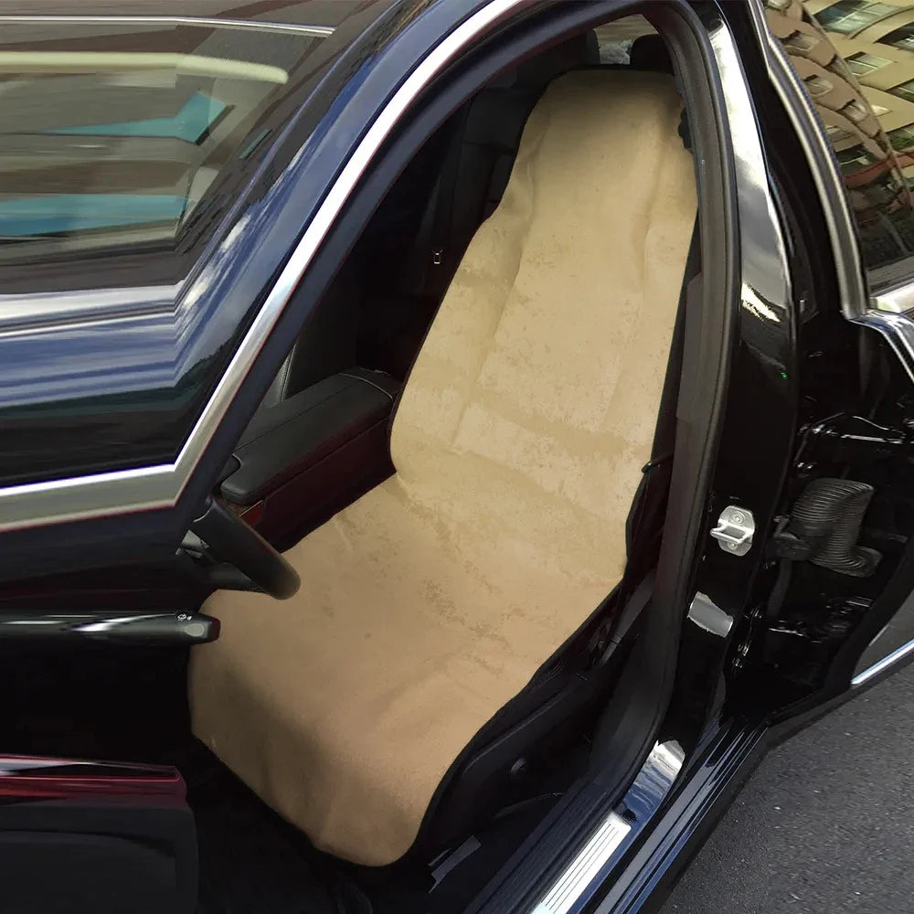 Universal Car Seat Pet Cover, Hooded Waterproof Towel Protector, Washable EVA Backing, 153 × 52 cm for Pet Travel - product view 3