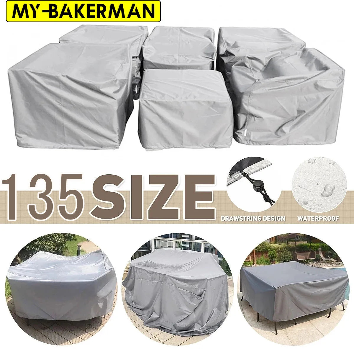 patio furniture cover - product view 3