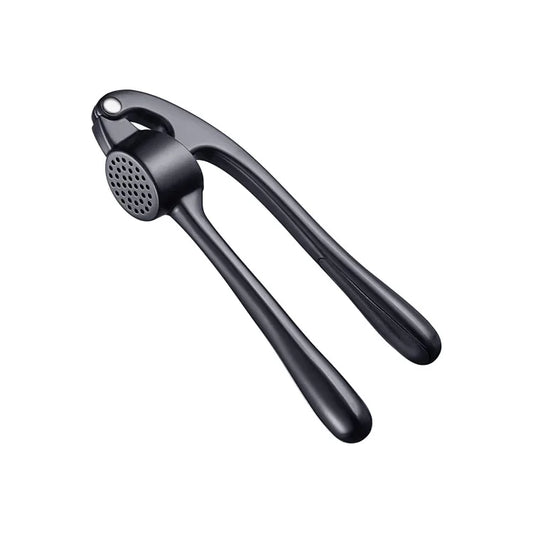 Premium Garlic Press, Zinc Alloy and Stainless Steel Garlic Mincer, Easy-Squeeze Kitchen Tool, Black, Silver or Gold - product view 1