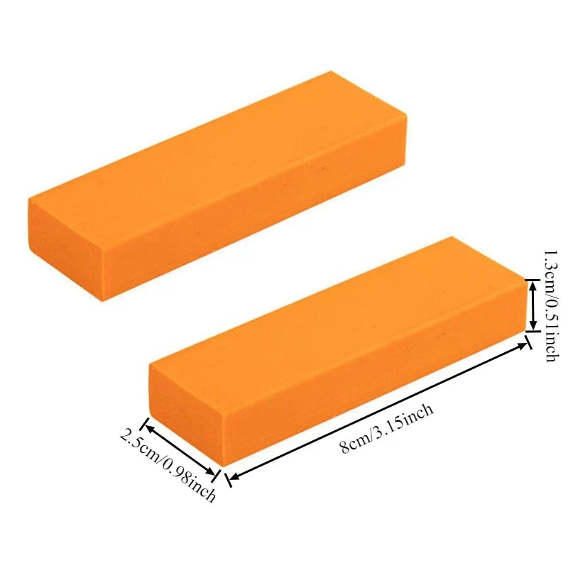 Rubber Crevice Cleaning Brush, Rectangular Household Tool for Cooktops, Bathroom Seams and Stubborn Stains - product view 5