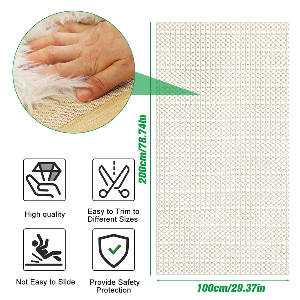 rug pad - product view 3