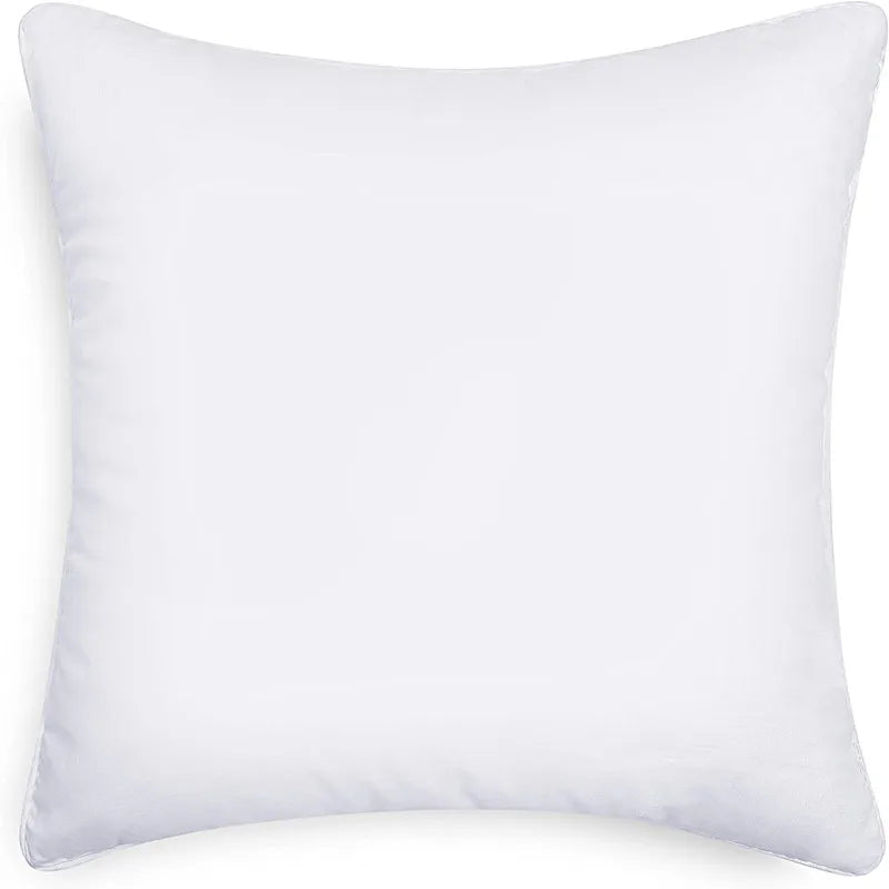 45x45 cm Cotton-Filled Square Throw Pillow Insert, Soft Polyester Cotton Cushion Core for Bed, Sofa and Seat Décor - product view 1