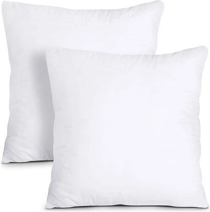 45x45 cm Cotton-Filled Square Throw Pillow Insert, Soft Polyester Cotton Cushion Core for Bed, Sofa and Seat Décor - product view 2