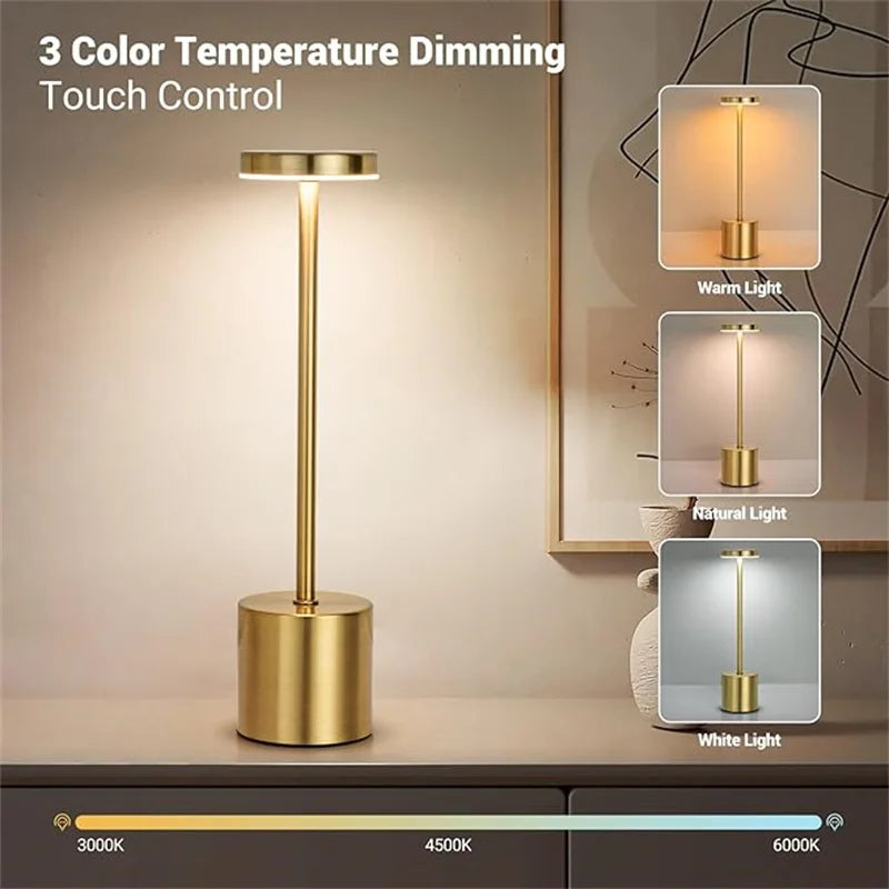 Rechargeable Touch Table Lamp, product view 6