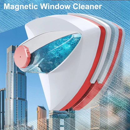 Magnetic Window Cleaner, Double-Sided Glass Wiper with Automatic Water Discharge for 3–8, 8–15 or 15–26 mm Glass - product view 5