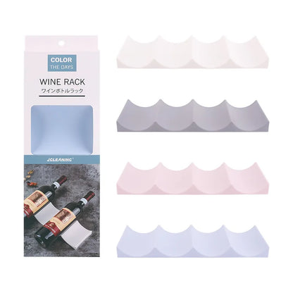 Stackable Bottle and Can Organizer, PP Wine Rack Holder for Countertop, Pantry Cabinet and Refrigerator Storage - product view 4
