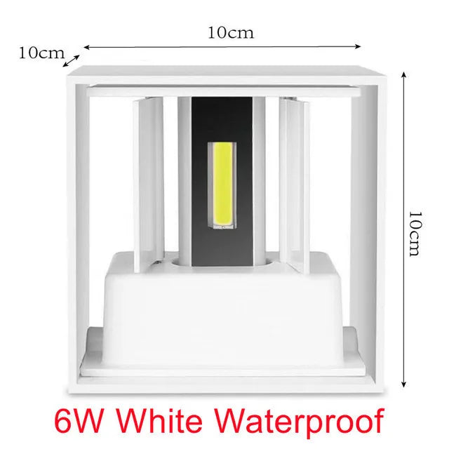 LED Wall Lamp, Adjustable Beam Modern Aluminum Sconce, 6W or 12W AC 85–265V, Selectable Waterproof or Indoor Options - product view 4