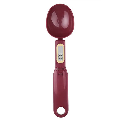 Digital Weighing Spoon Kitchen Scale, LED Display, 1 kg Load Bearing, Battery Powered for Baking and Portioning - product view 5