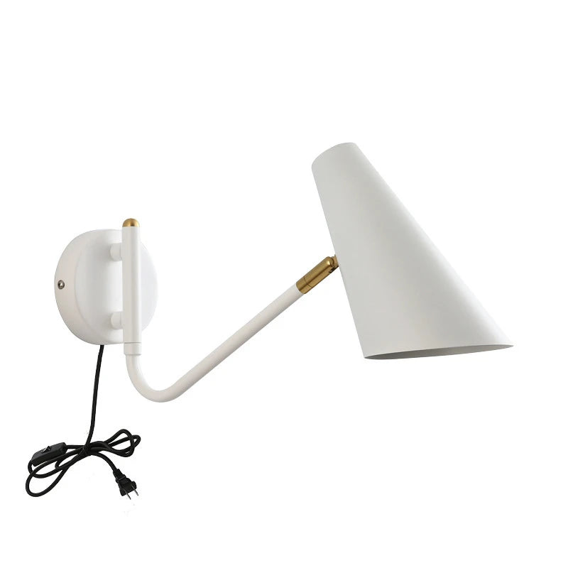 plug in swing arm sconce - product view 4
