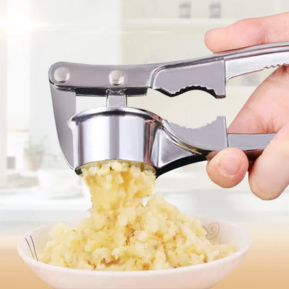 Stainless Steel Garlic Press with Aluminium Alloy Blade, Manual Crusher and Mincer, 15.5cm Kitchen Tool for Fresh Garlic - product view 2