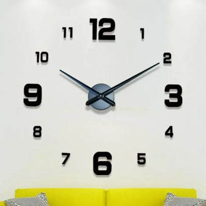 Acrylic Digital Wall Clock, 40 cm Modern Plant Pattern Design with LUMINOVA Feature and Loudspeaker Mute Function - product view 5