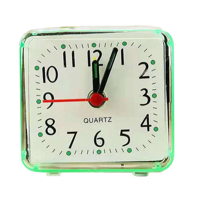 Small Square Alarm Clock, Beeping Wake-Up Sound, Easy-to-Read Numbers, Calendar Feature and Candy Color Options - product view 2
