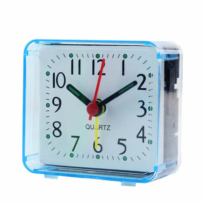 Small Square Alarm Clock, Beeping Wake-Up Sound, Easy-to-Read Numbers, Calendar Feature and Candy Color Options - product view 3
