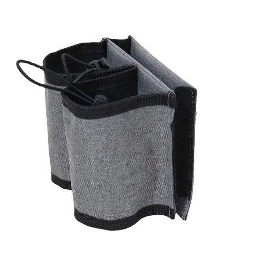Fabric Luggage Cup Holder Attachment, Foldable Travel Drink Holder for Suitcase Handles, Four Color Options - product view 1
