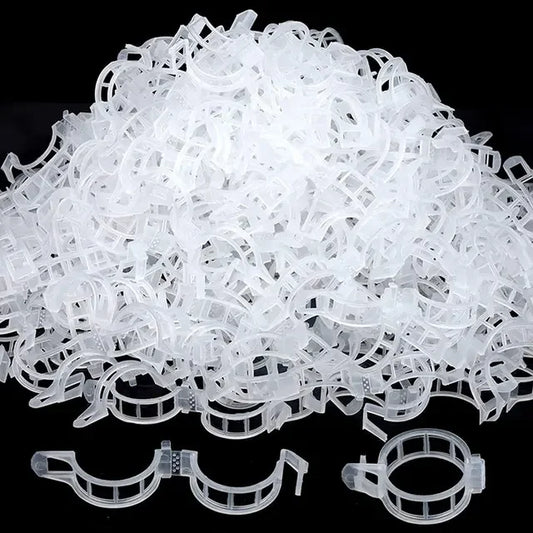 Plastic Plant Support Clips, Reusable Vine and Tomato Trellis Clips in 50 or 100 Pieces for Climbing Vegetables - product view 1