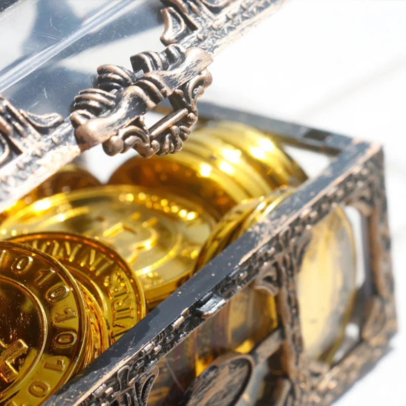 Transparent Plastic Treasure Box, Reusable Jewelry and Trinket Storage Organizer for Keepsakes, Gifts and Décor - product view 6