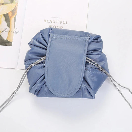 Expandable Toiletry Bag, Foldable Pillow-Shaped Cosmetic Organizer for Travel, Daily Toiletries and Flexible Packing - product view 1