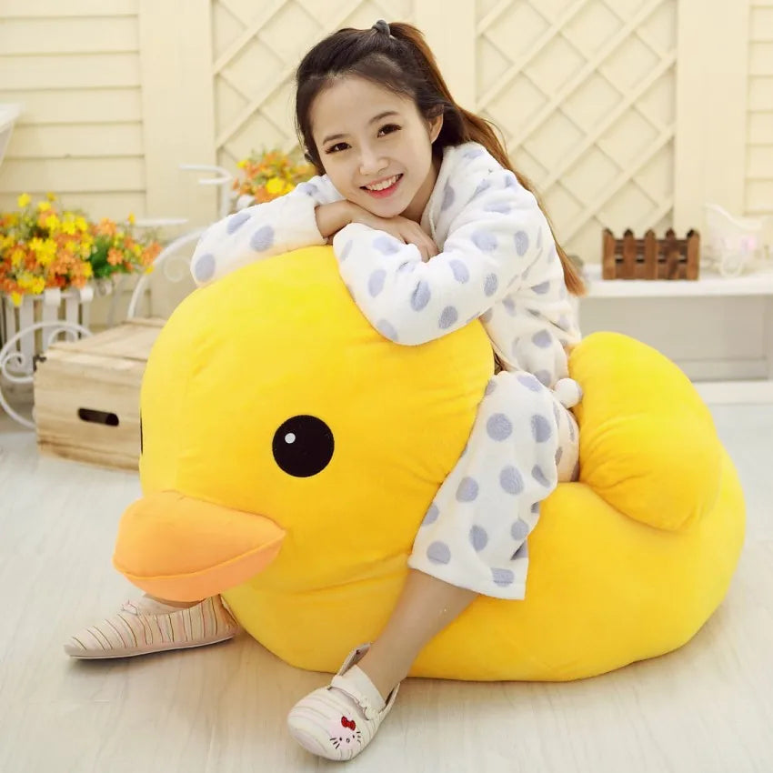 Big Yellow Duck Mini Plush Toy, Soft Cotton Stuffed Animal with PP Cotton Filling, 20cm, 30cm or 50cm - product view 4