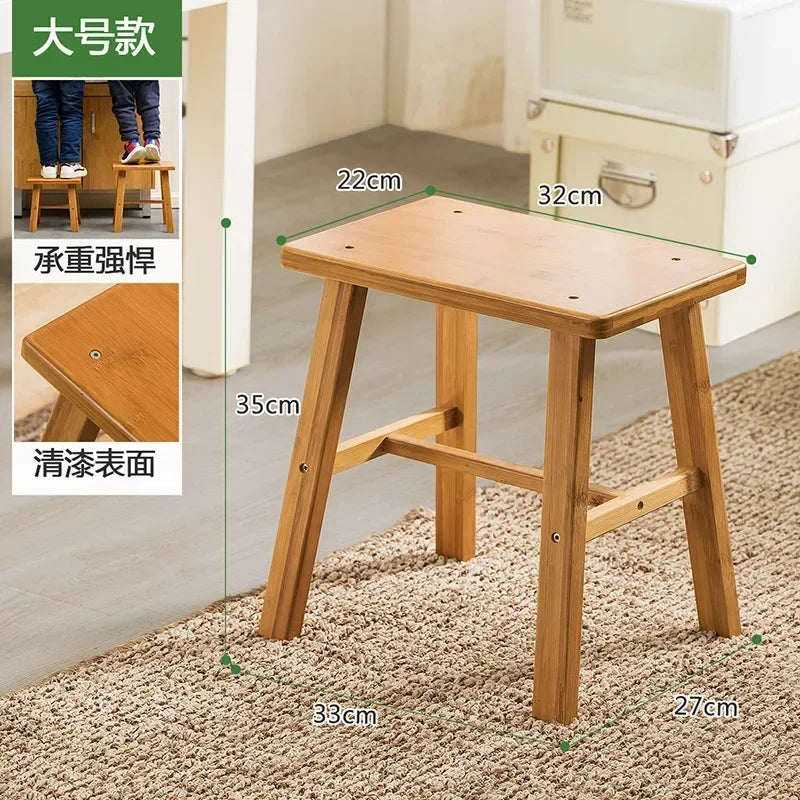 Solid Wooden Folding Ladder Chair, Multi-Functional Indoor Ladder Stool with Self-Contained Installation - product view 1