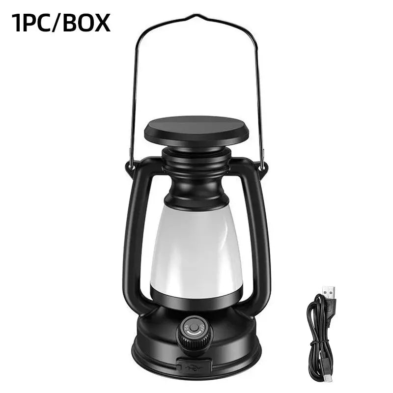 Rechargeable Camping LED Lantern, Portable ABS Outdoor Table Light with Lithium Metal Battery, 800mAh LY16A Option - product view 1