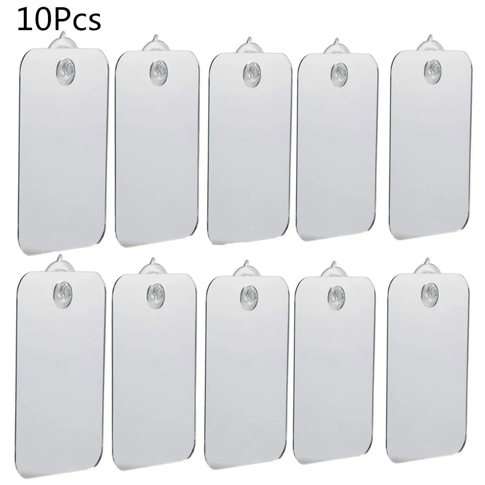 Acrylic Makeup Mirror, Magnifying Portable Hand Mirror with Removable Suction Cup for Bathroom, Shower, Travel and Vanity Use - product view 2