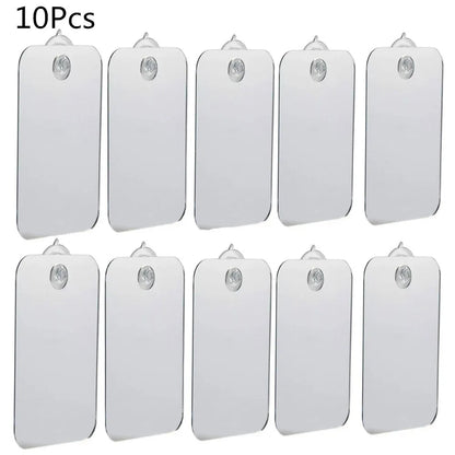 Acrylic Makeup Mirror, Magnifying Portable Hand Mirror with Removable Suction Cup for Bathroom, Shower, Travel and Vanity Use - product view 2
