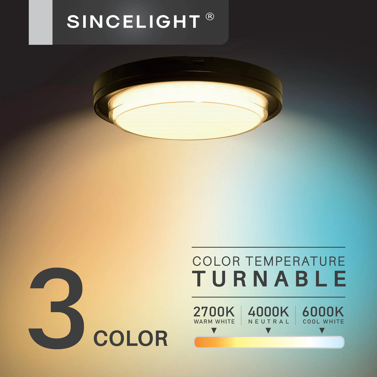 outdoor ceiling light - product view 1