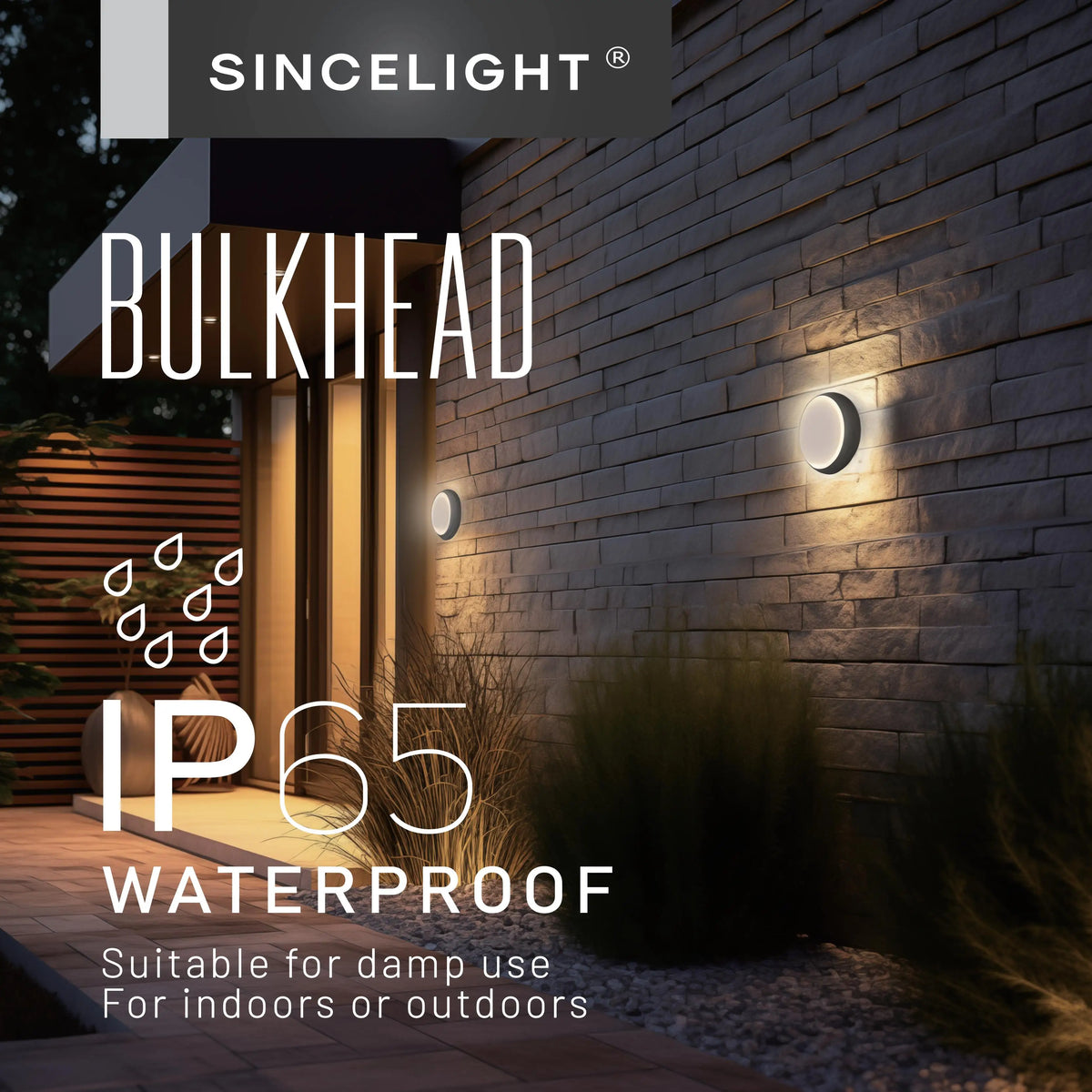 LED Outdoor Ceiling and Wall Light, 18W 3CCT Color-Selectable, 110–240V, 222mm Modern Bulkhead for Home and Garden - product view 3