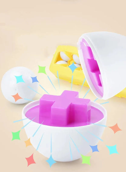 Easter Egg Matching Puzzle, Shape, Color and Number Pairing Toy for Hands-On Learning and Parent-Child Play - product view 5