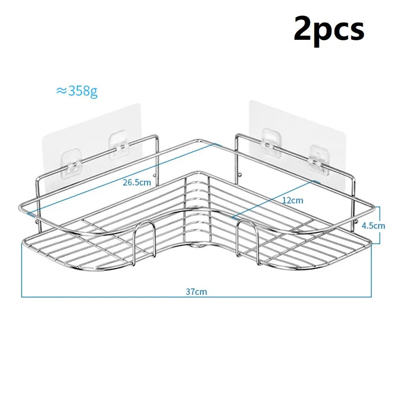 adhesive shower caddy - product view 3