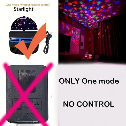 LED Galaxy Projector Night Light, 5V USB Plug-In Moon Lamp, 50cm, 6–10W, Five Light Styles for Bedroom Décor - product view 4