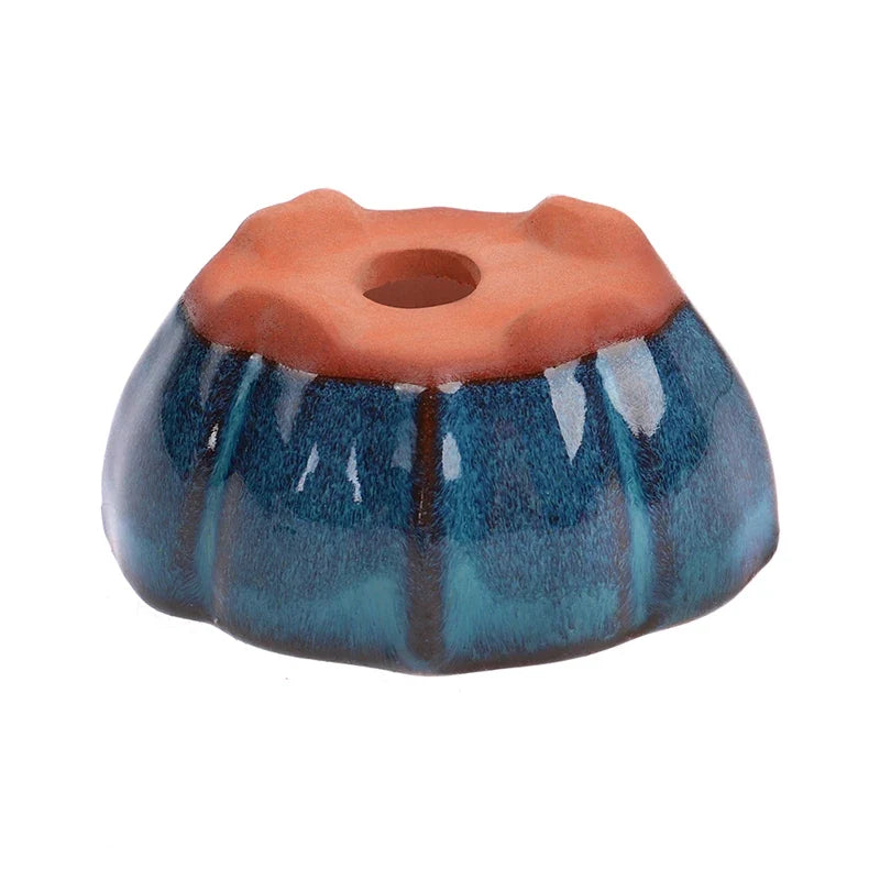 Ceramic Planter, Chinese-Style Desktop Flower Pot with Drainage Hole for Home Office and Indoor Greenery - product view 4