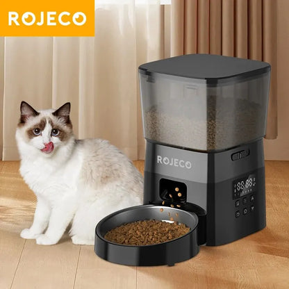 Automatic Pet Feeder, 2L Plastic Cat and Dog Food Dispenser with Charging Power and UK, EU or US Plug Options - product view 6