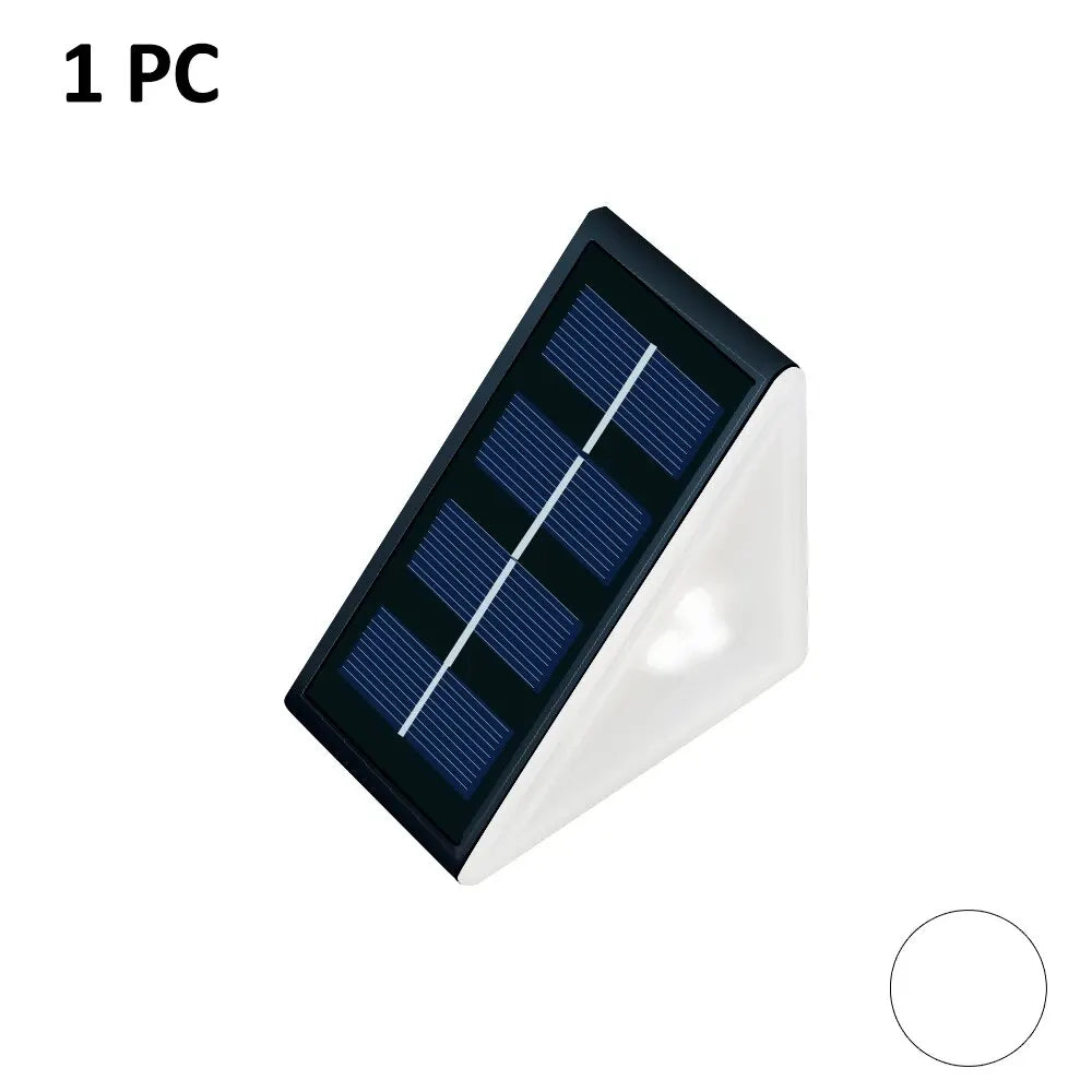 Solar Porch Light, Outdoor LED Step Light with Automatic Dusk-to-Dawn Sensor, IP67 Waterproof, Warm White, White or RGB - product view 3