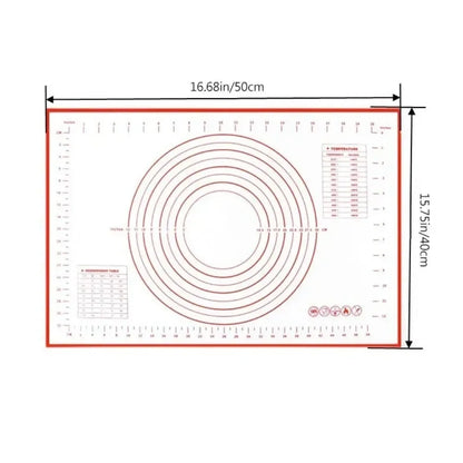 Stainless Steel Dough Scraper, Inch and Centimeter Measuring Scale, Multipurpose Pastry Cutter for Bread, Pizza and Cake Prep - product view 2