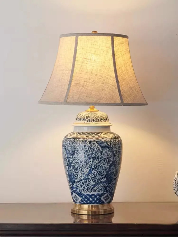ceramic bedside lamp - product view 4