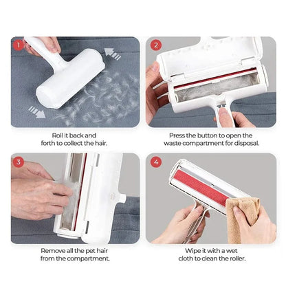 Reusable Pet Hair Remover Roller, Self-Cleaning Manual Brush for Sofas, Clothes, Carpets and Car Interiors - product view 6