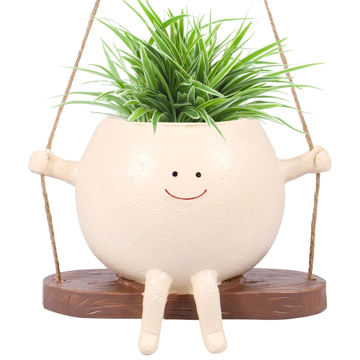 Ceramic Animal Planter Set, Cute Succulent Pots with Drainage Holes, 6-Piece Option for Home and Desk Décor - product view 1