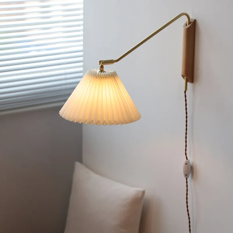 plug in swing arm sconce - product view 4