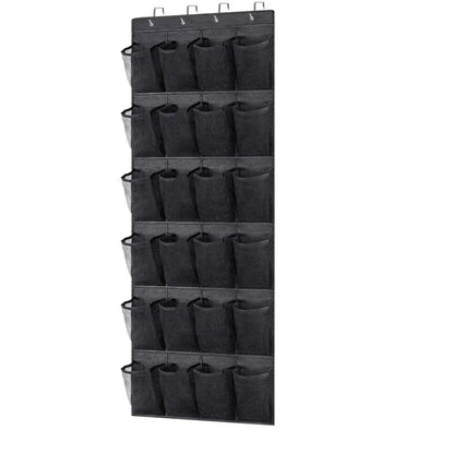 Over-the-Door Shoe Organizer, Foldable Polyester Hanging Rack with Mesh Pockets for Closet, Entryway and Accessories - product view 1