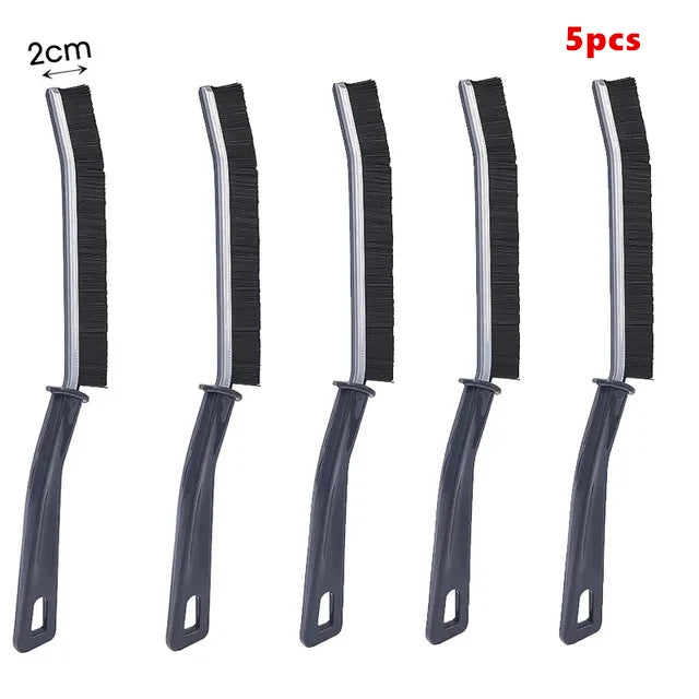Crevice Cleaning Brush, Stiff Nylon Bristles, Rectangular Handheld Grout and Tile Gap Scrubber for Household Cleaning - product view 3