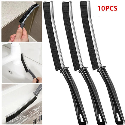 Crevice Cleaning Brush, Stiff Nylon Bristles, Rectangular Handheld Grout and Tile Gap Scrubber for Household Cleaning - product view 6